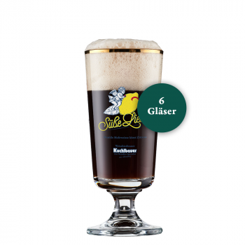 Kuchlbauer Weissbierglas Süße Liebe 0,33 ltr. - Karton Gläser 6 Stk.