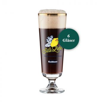 Kuchlbauer Weissbierglas Süße Liebe 0,5 ltr. - Karton Gläser 6 Stk.