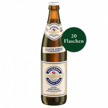 Kuchlbauer Sportsfreund-Leichtes Weizen - Kiste 20x 0,5 Ltr. 
