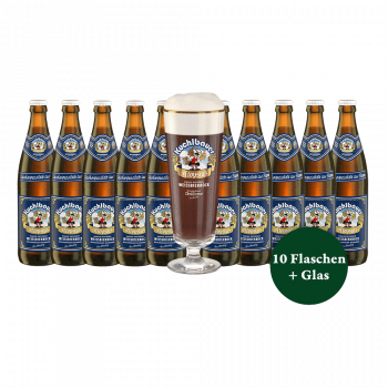 Kuchlbauer Genießerbox Aloysius 10x 0,5 ltr. plus Glas