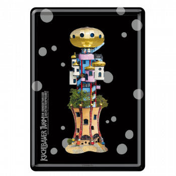 Kuchlbauer Blechpostkarte Turm - Stück 