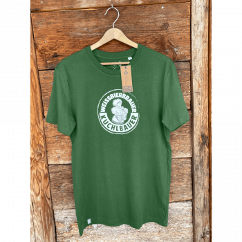 Kuchlbauer T-Shirt grün Logo groß - Stück in M