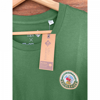 Kuchlbauer T-Shirt grün Logo klein - Stück in XXL