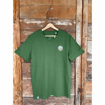 Kuchlbauer T-Shirt grün Logo klein - Stück in L
