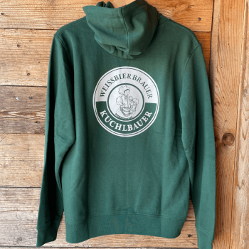 Kuchlbauer Hoodie grün weißer Druck - Stück 1 Stk. in 3XL