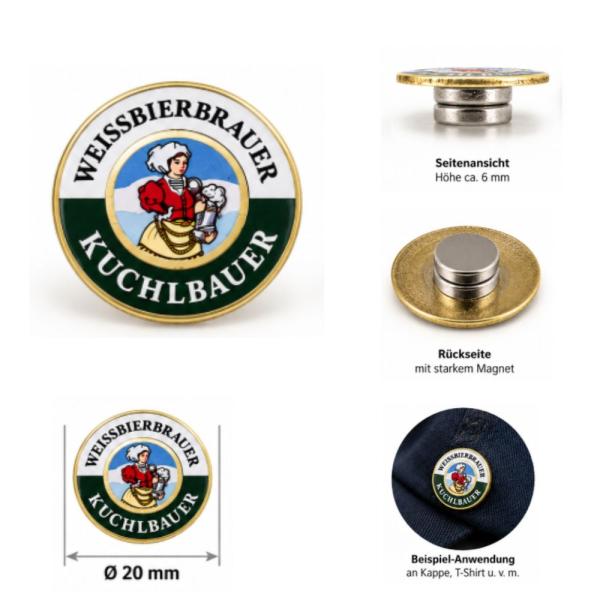 Kuchlbauer Logo Magnet-Pin - Stück 